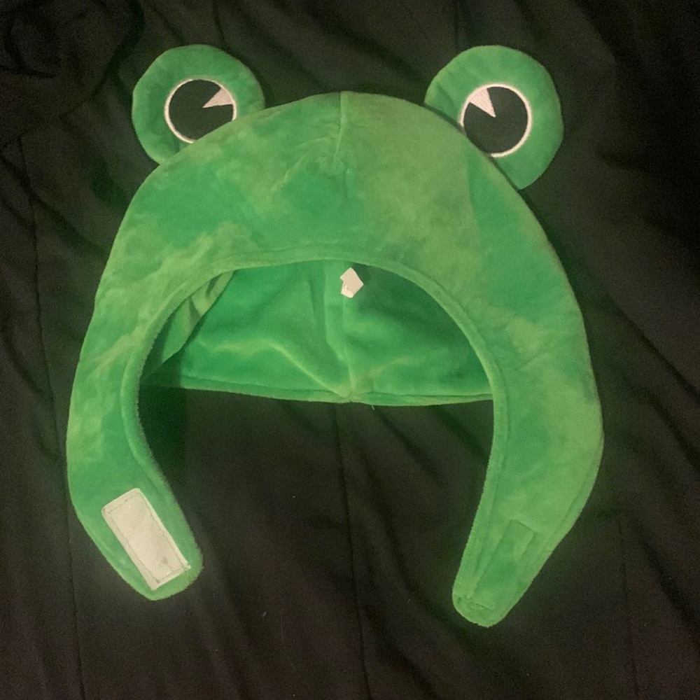 frog hat :3